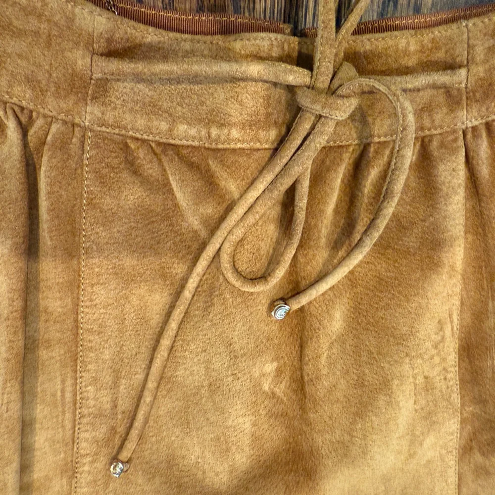 Rare Vintage Gucci Collector Tan Suede Skirt size XXS - Picture 11 of 14